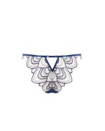 Soraya Embroidered Sheer Panty Blue — photo 6 (Bluebella)